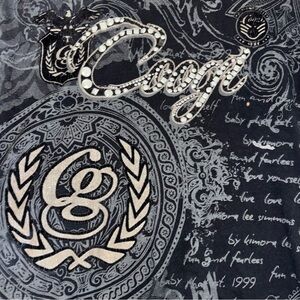 COOGI Black and Gray Graphic Tee